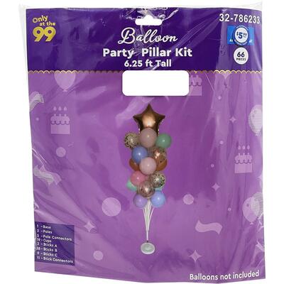 Balloon Party Pillar Kit 6.25ft: $22.01