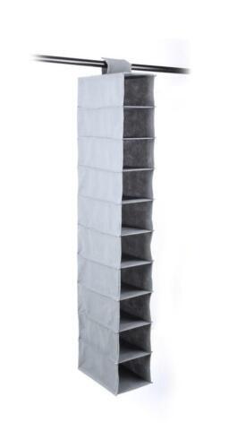 10 Pocket Wardrobe Hanging Organiser