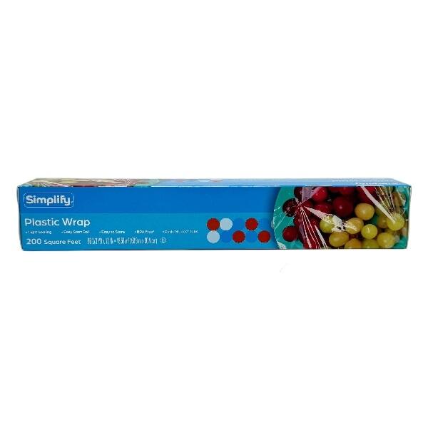 Simplify Plastic Wrap 200sq ft