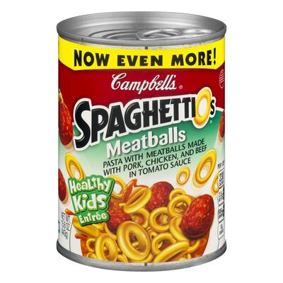 Campbell's Spaghettio Meatballs 5.6oz: $8.51