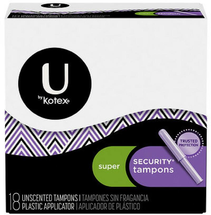 U-By Kotex Security Tampons Super 18ct