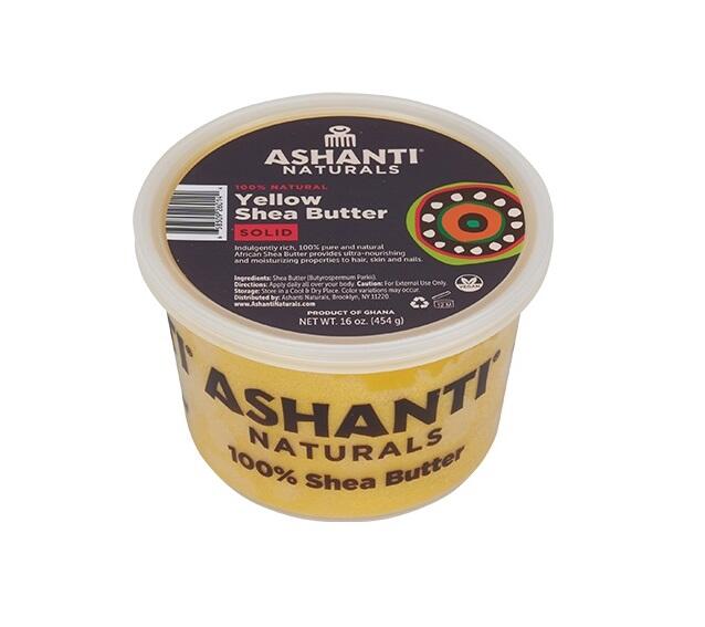 Ashanti Naturals Yellow Shea Butter Solid 16oz: $22.01