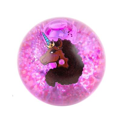 Afro Unicorn Light Up Glitter Water Ball