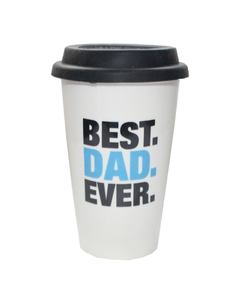 Best Dad Ever Travel Mug with Silicone Lid
