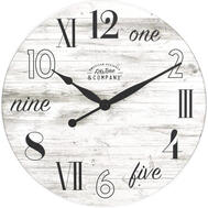 Cottage Plank Wall Clock 12