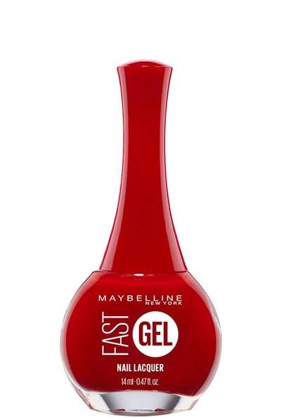 Maybelline Fast Gel Nail Lacquer Rebel Red 0.47oz: $7.00