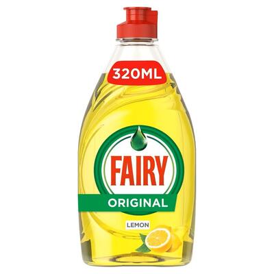 Fairy Original Lemon Washing Up Liquid 320ml: $7.00
