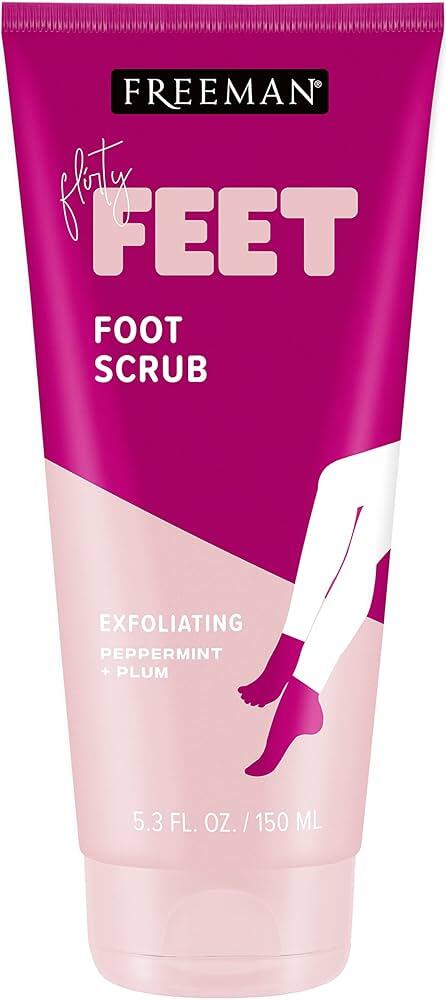 Freeman Flirty Feet Exfoilating Foot Scrub Peppermint & Plum 5.3oz