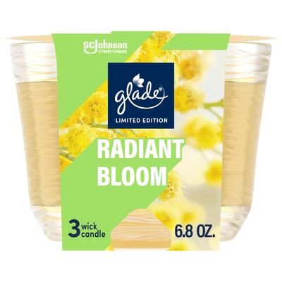 Glade 3 Wick Candle Radiant Bloom 6.8oz