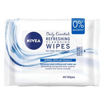 Nivea Refreshing Cleansing Wipes 40 count