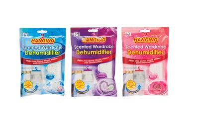 151 Hanging Scented Wardrobe Dehumidifier Rose/Fresh Linen/Lavender 1 pack: $5.00