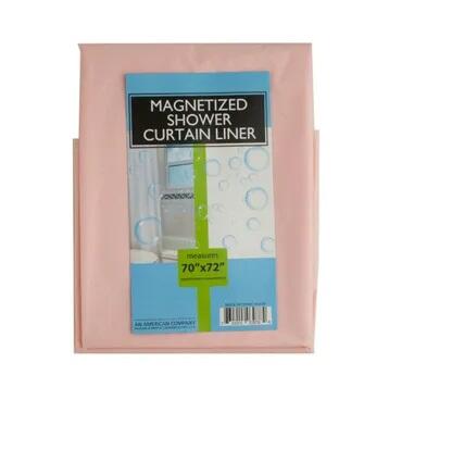 Magnetized Shower Curtain Liner