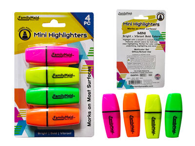 Mini Highlighter 4pcs