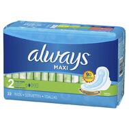 Always Maxi Long Super Pads with Wings 32 ct: $30.99