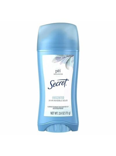 Secret Invisible Solid Unscented 2.6oz