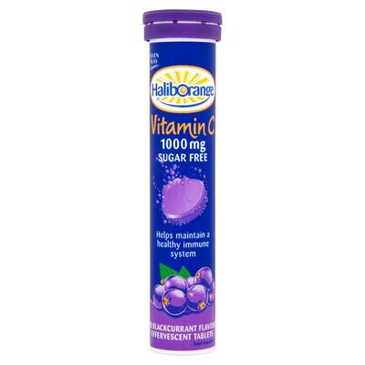 Haliborange Vitamin C 1000mg Blackcurrant 20 Effervescent Tablets: $20.40