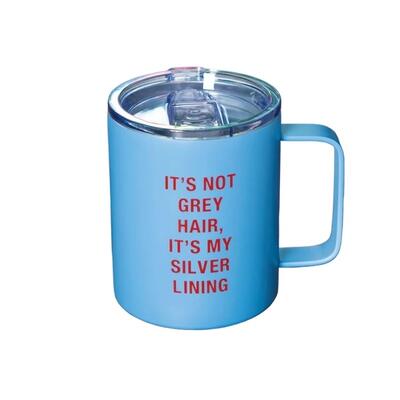 Silver Lining Stainless Steel Insulated Mug