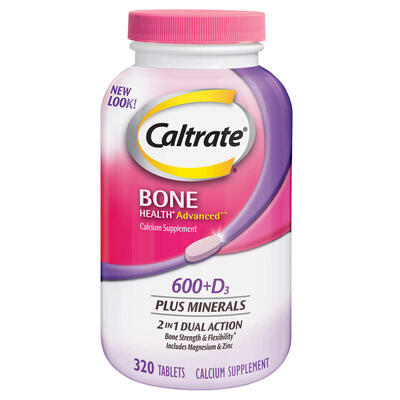 Caltrate Bone Health Advanced Calcium Supplement 320 Tablets