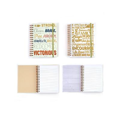 Jumbo Spiral Inspired Yourself Journal Assorted 1 count: $25.00