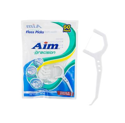 Aim Floss Unflavored Bag 60 count