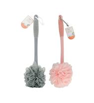 Equate Sponge Bath Brush Pink And Grey 18