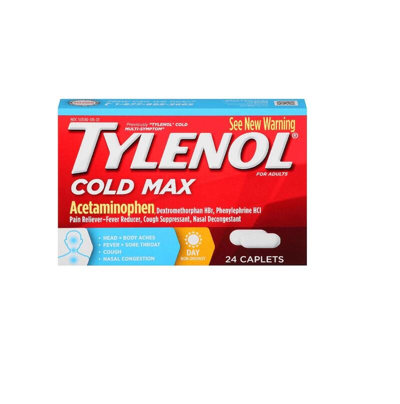Tylenol Cold Max Multi-Symptom Caplets 24's