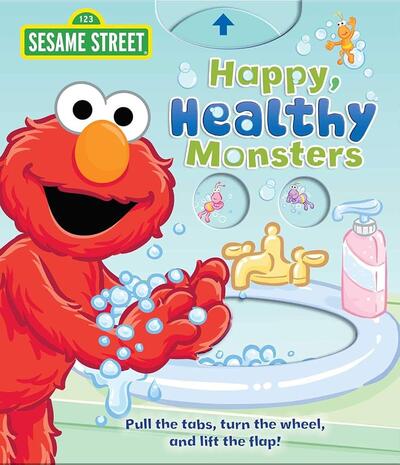 Sesame Street Happy Healthy Monster Hard Cover Book