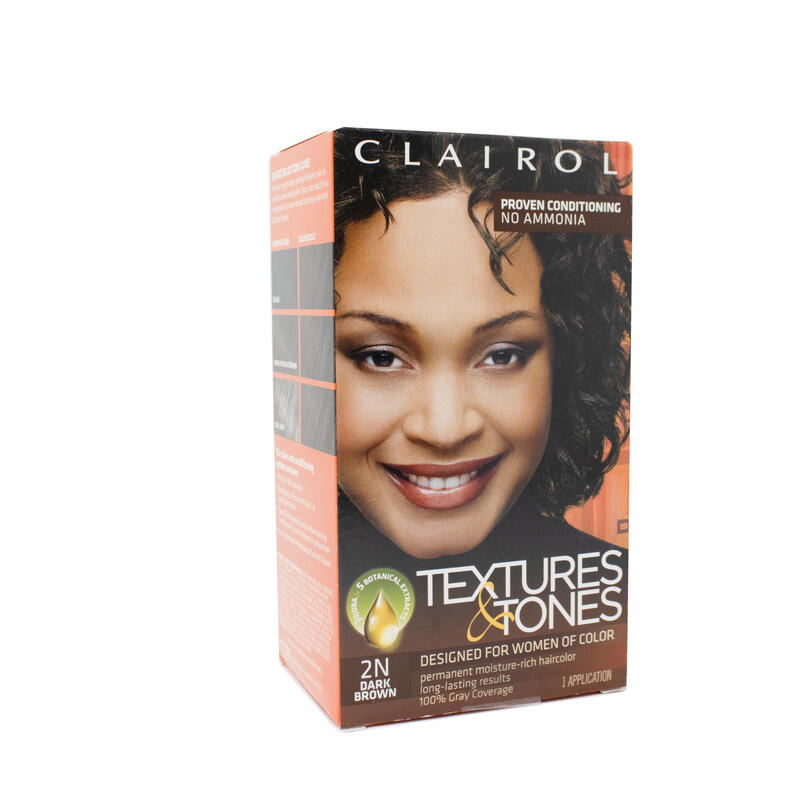 Clairol Textures & Tones Hair Colour Dark Brown