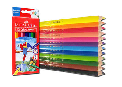 Faber-Castell Colour Pencils 12ct: $12.00