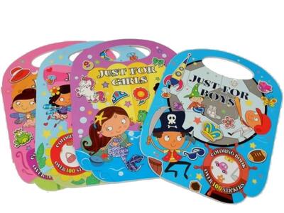 Just For Boy & Girl Color Book & Stickers: $4.00