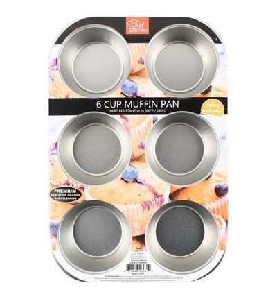 6 Cup Muffin Pan: $10.00