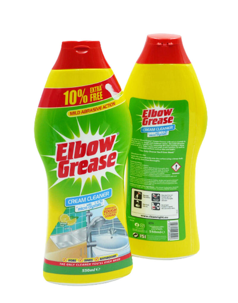 Elbow Grease Cream Cleaner With Micro Crystals For Kitchens Bathrooms