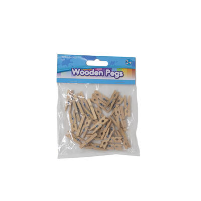 Craft Wooden Pegs 30 ct: $2.00