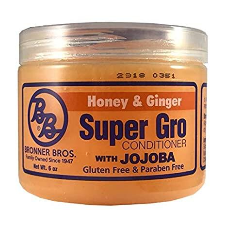 Bronner Bros Honey & Ginger Super Gro Conditioner With Jojoba 6 oz