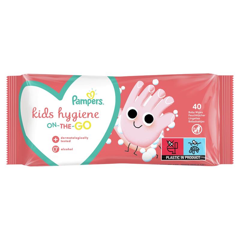 Pampers Kids Hygiene Wipes 40ct
