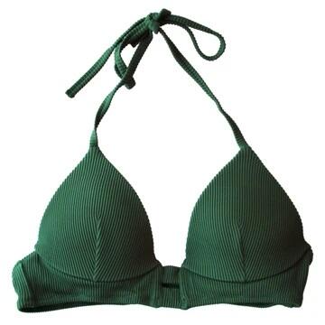 Womens Bathing Suit Top Army Green Assorted Sizes
