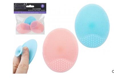 Glamour Studio Silicone Exfoliating Pads 3pcs