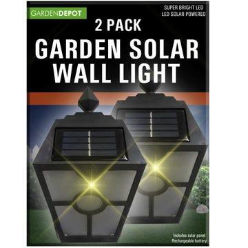 DNR Outdoor LED Solar Wall Lamp