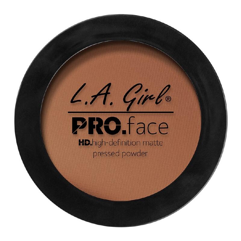 LA Girl Pro Face HD Matte Pressed Powder Foundation Cocoa 0.25 oz