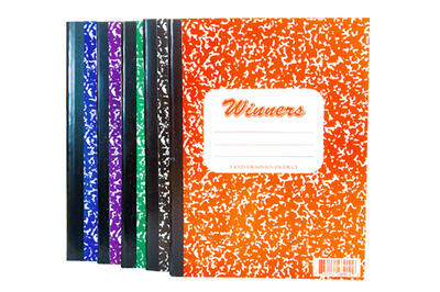 Winners Assorted Note Book 9 3/4''  X 7 1/2''