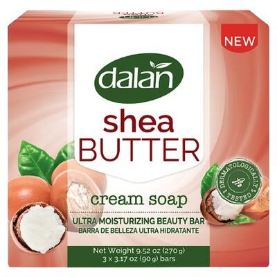 Dalan Soap Shea Butter 3pk 3.17oz