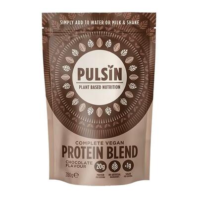 Pulsin Complete Vegan Protein Blend Chocolate 250g