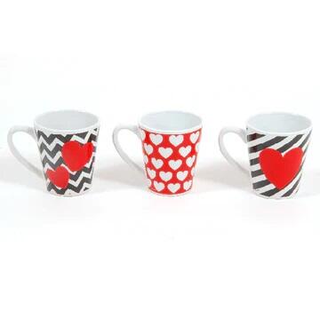 Heart Printed Mug Assorted 1 count