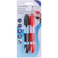 Topwrite White Board Double Sided Markers 2pcs: $0.00