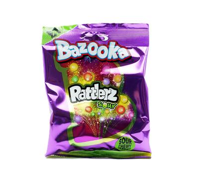 Bazooka Rattlerz Sour Chewy Candy 120gm: $5.00