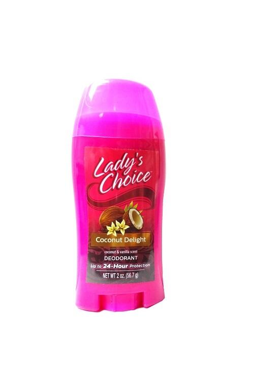 Lady's Choice Deo Stick Coconut Delight 2oz