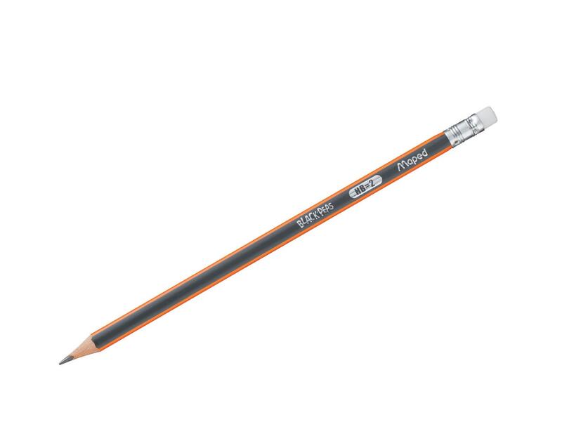 Maped Pencil Pulse W/Eraser Black 1 count