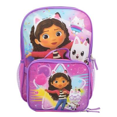 Gabby's Dollhouse Backpack  & Lunch Bag 16