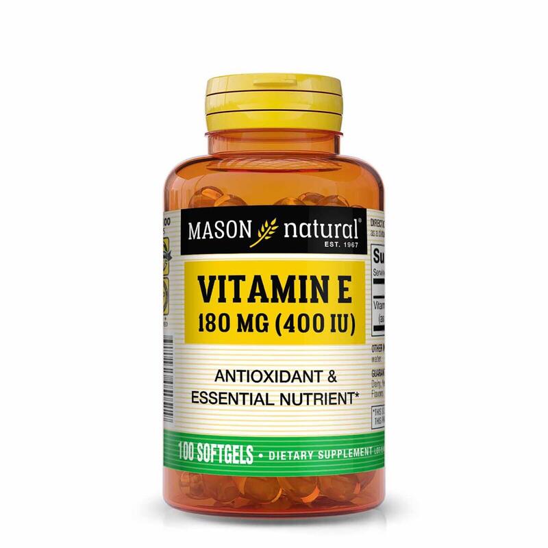 Mason Vitamin E-400IU DL Alpha Softgels 100's