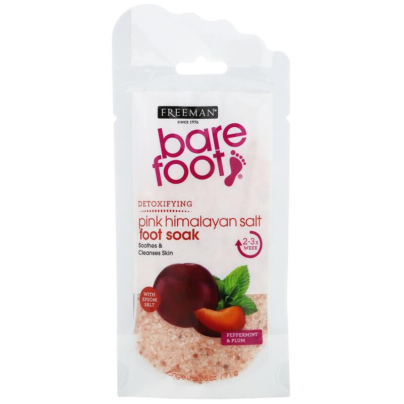 Barefoot Pepper & Plum Pink Himalayan Salt Foot Soak 2.5oz